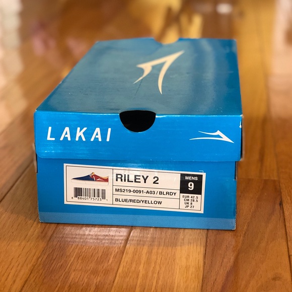 Lakai limited Riley 3 Primary Colours with OG box and all skate shoe slip on - Picture 7 of 7